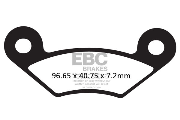 EBC Brakes Klocki hamulcowe EBC FA483TT (kpl. na 1 tarcze)