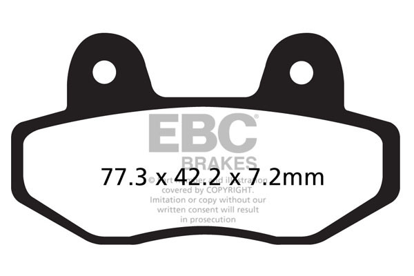 EBC Brakes Klocki hamulcowe EBC FA622R (kpl. na 1 tarcze)