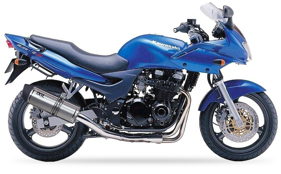 Tłumik IXIL KAWASAKI ZR-7 F - S (ZR750F ZR750H) typ SOVE (waga: 3000g, długość: 423 mm., materiał: Inox AISI304, kolor: Black pa