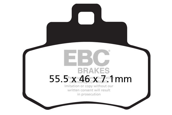 EBC Brakes Klocki hamulcowe EBC SFA356 skuterowe (kpl. na 1 tarcze)