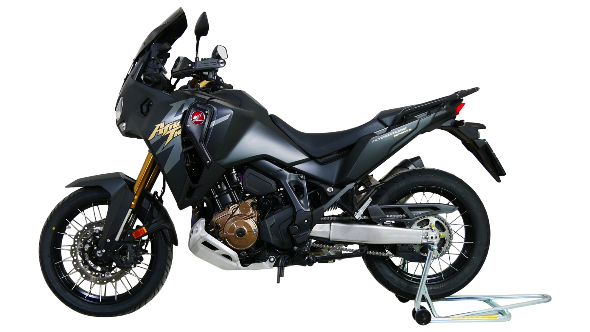 Szyba motocyklowa MRA HONDA CRF 1100 L A.T. AD.SPORTS ES /DCT 2024-, forma TM, czarna