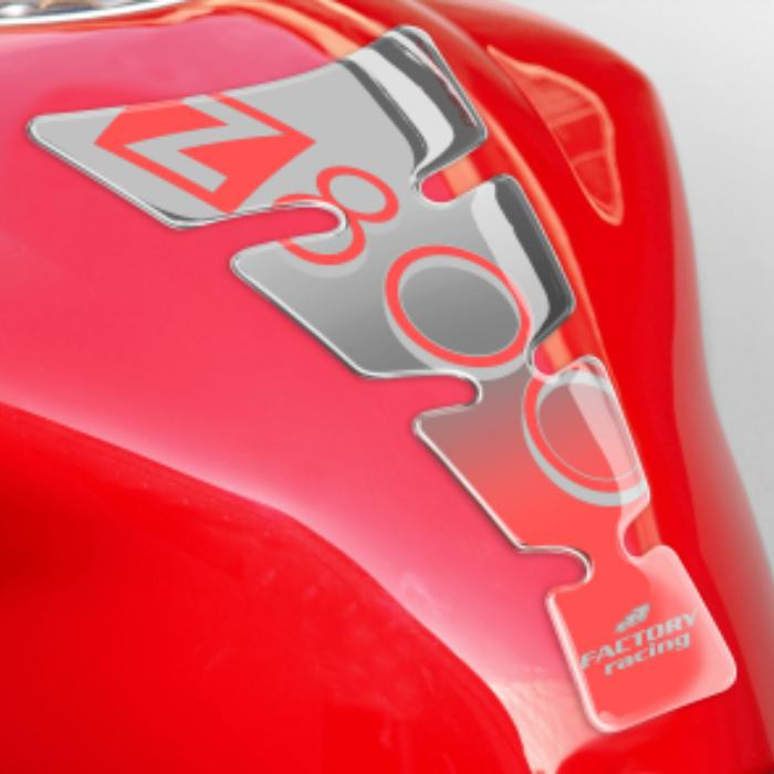 ONEDESIGN Tankpad Spirit shape logo Z800 srebrny/transparentny