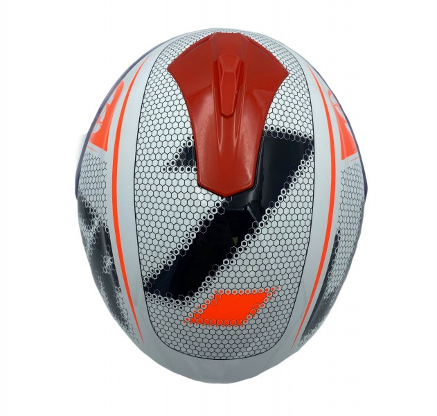 Kask Motocyklowy LAZER VERTIGO EVO Pixel Light (kol. Biały - Czerwony)