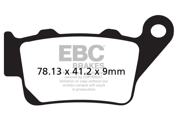 EBC Brakes Klocki hamulcowe EBC FA208TT (kpl. na 1 tarcze)