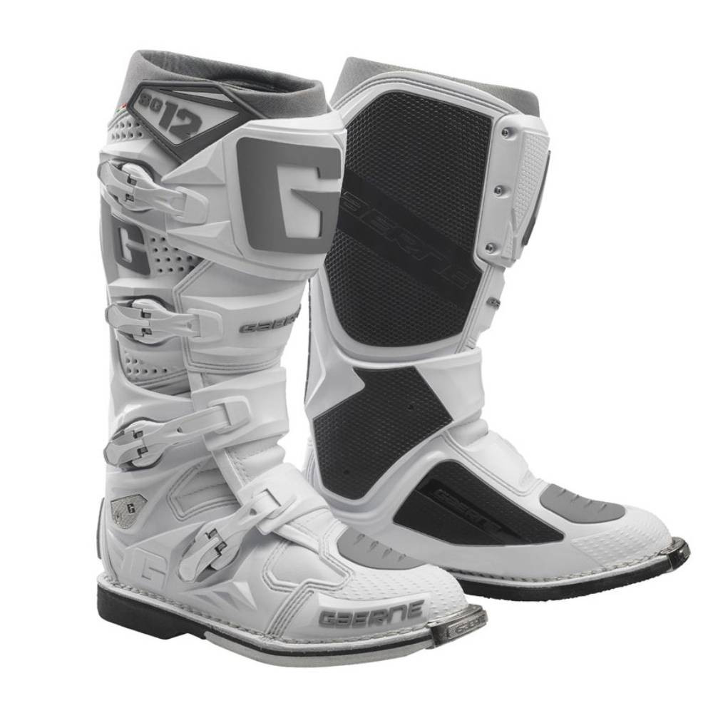 Buty motocyklowe GAERNE SG-12 CROSS białe
