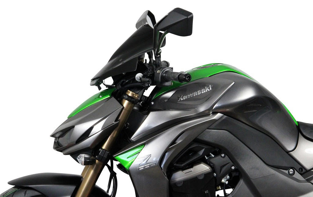 Szyba motocyklowa MRA KAWASAKI Z 1000 2014-, forma NRM, czarna