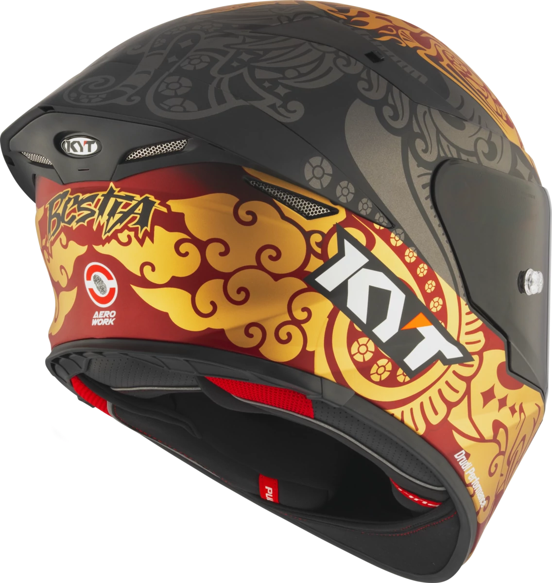 Kask motocyklowy KYT TT-REVO ENEA INDONESIA 2023 MATT REPLICA