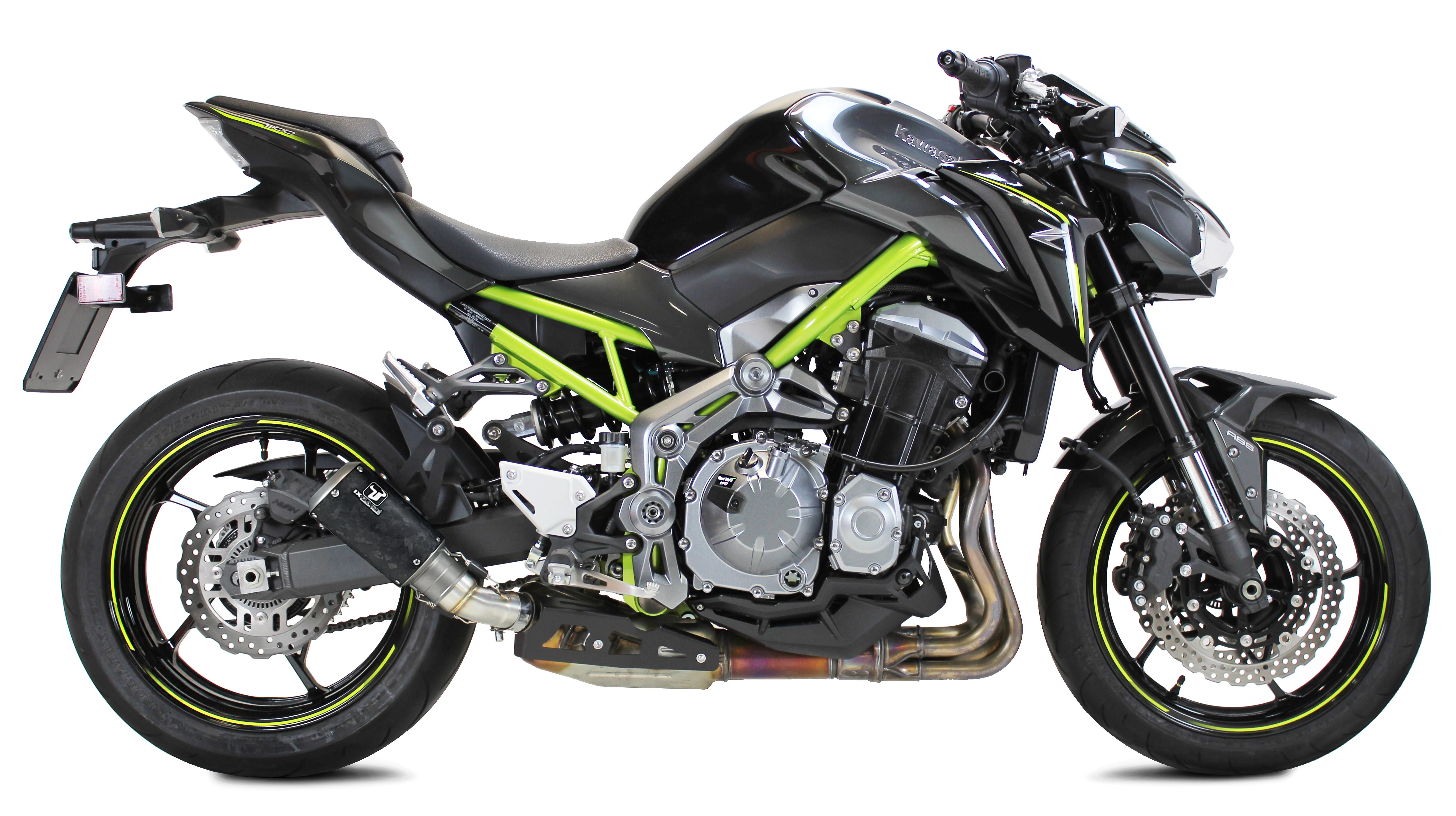IXRACE Tłumik KAWASAKI Z 900 (92 kW) 16-19 (ZR900B) typ MK2C MK2 CARBON FORGED (Homologacja)