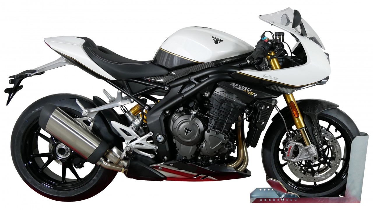 Szyba motocyklowa MRA TRIUMPH SPEED TRIPLE 1200 RR 2022-, forma R, bezbarwna
