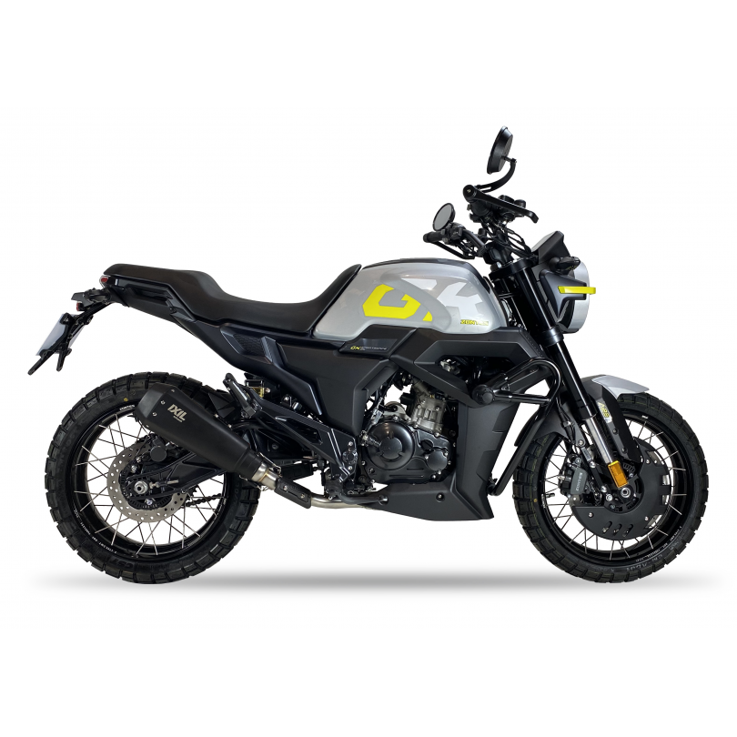 Układ wydechowy IXIL ZONTES G1 125 / X, Z2-125, GK125 / X 2023-2024 typ RC3B FULL SYSTEM - SPORT XTREM BLACK (Homologacja)