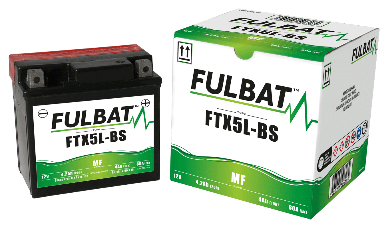 Akumulator FULBAT FUL MF - FTX5L-BS / YTX5L-BS (suchy, bezobsługowy, kwas w zestawie)