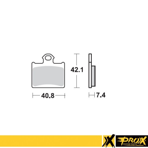 ProX Klocki Hamulcowe Tylne KTM85SX '11-20 + Freeride 350 '12-17 (odpowiednik EBC FA602) - BOX 10 szt