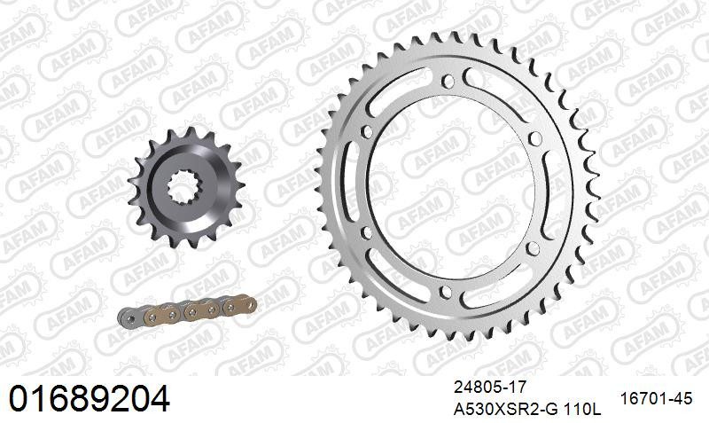 Zestaw napędowy AFAM do KAWASAKI ZX 1000 B1,B2,B3