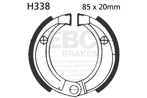 EBC Brakes Szczęki hamulcowe EBC H338 (1 kpl.)