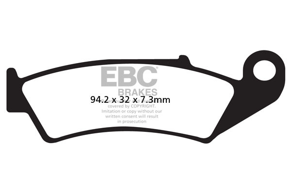 EBC Brakes Klocki hamulcowe EBC FA125TT (kpl. na 1 tarcze)