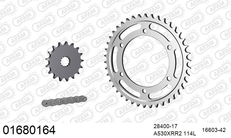 Zestaw napędowy AFAM do KAWASAKI VN 800 A3,A4,A5,A6,A7,A8,A9,A10,A11