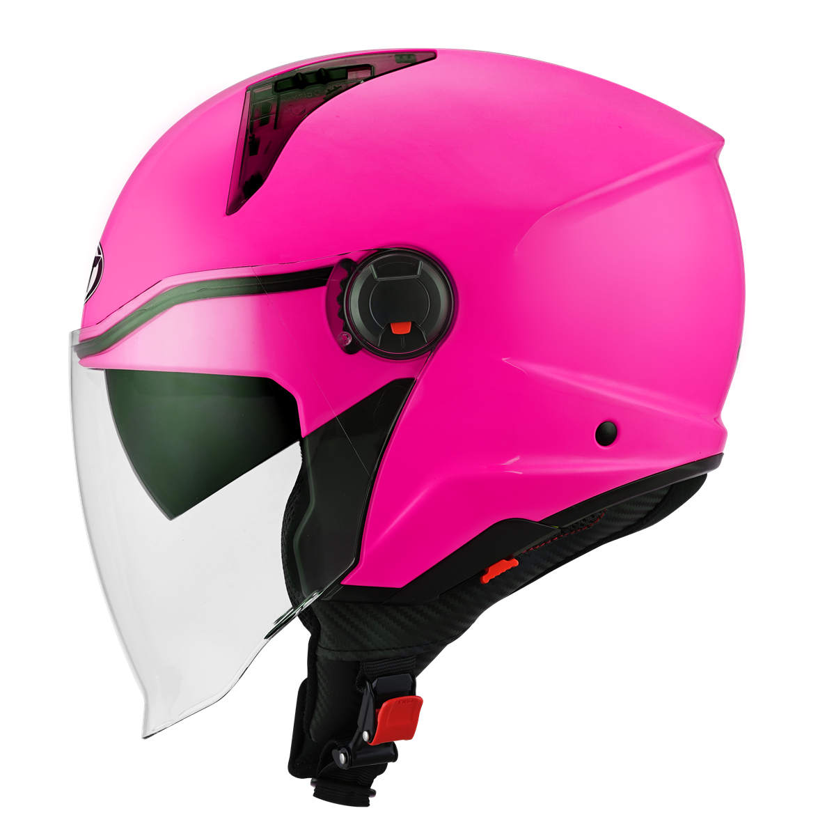 Kask Motocyklowy KYT D-CITY połysk fuxia fluo ECE/ONU 22-06