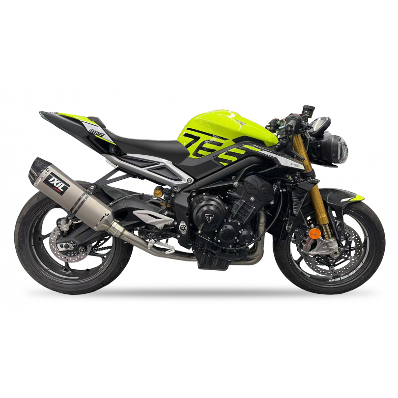 Tłumik IXIL TRIUMPH STREET TRIPLE 765 RS / Moto2™ 21-23 typ VTI (waga: 1500g, długość: 393 mm., materiał: Titanium, kolor: Brigh