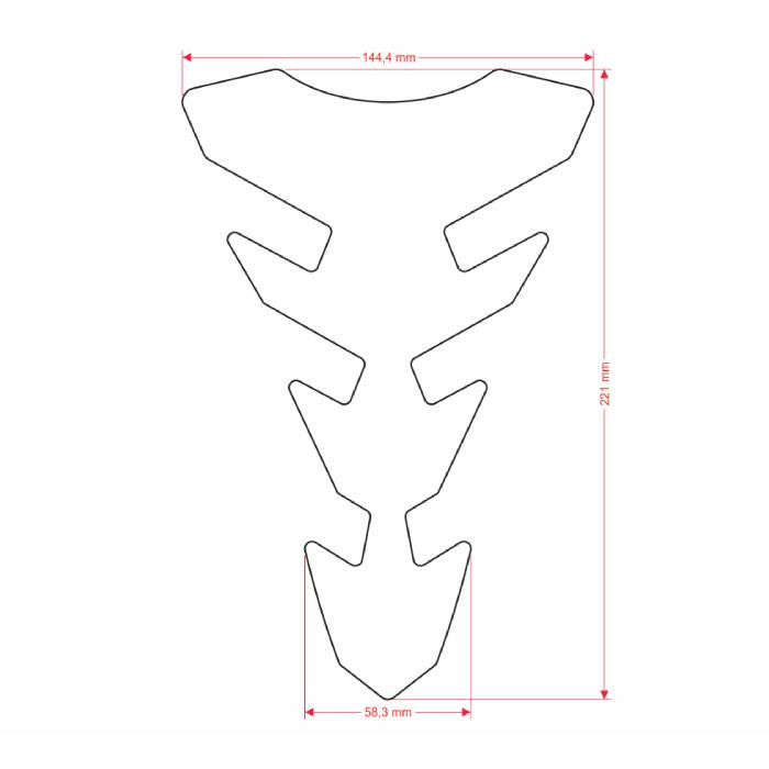 ONEDESIGN Tankpad Expression Slim face zielony