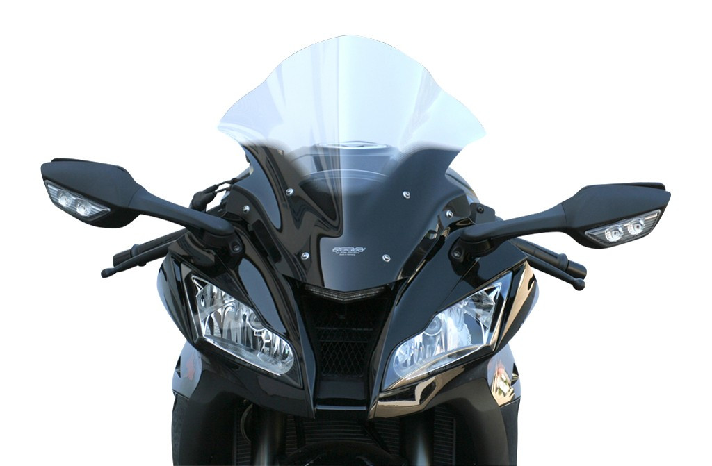 Szyba motocyklowa MRA KAWASAKI ZX 10 R ZXT00J 2011-2015, forma R, przyciemniana