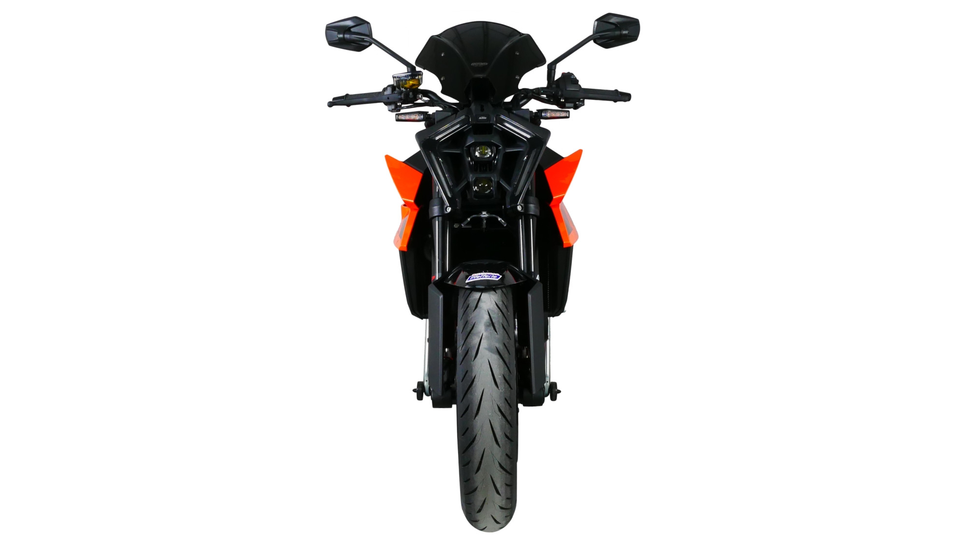 Szyba motocyklowa MRA KTM DUKE 990 2024-, forma NTM, czarna