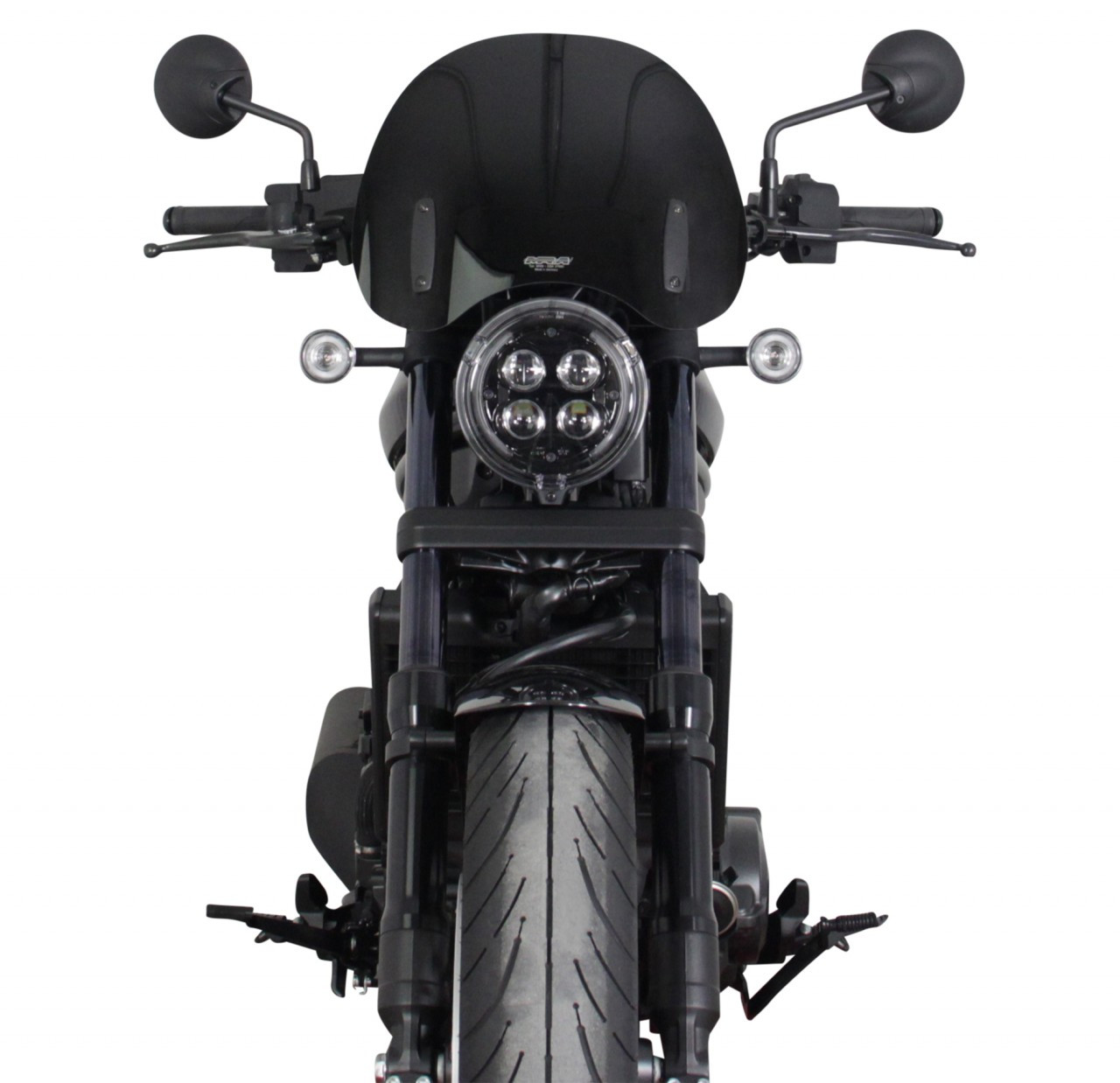 Szyba motocyklowa MRA HONDA CMX 1100 REBEL 2021-, forma NTM, czarna