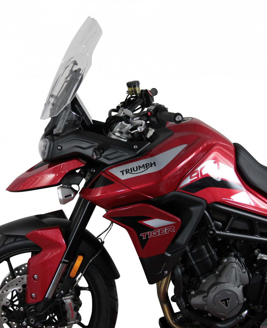 Szyba motocyklowa MRA TRIUMPH TIGER 900 /GT PRO 2019-, forma TM, bezbarwna