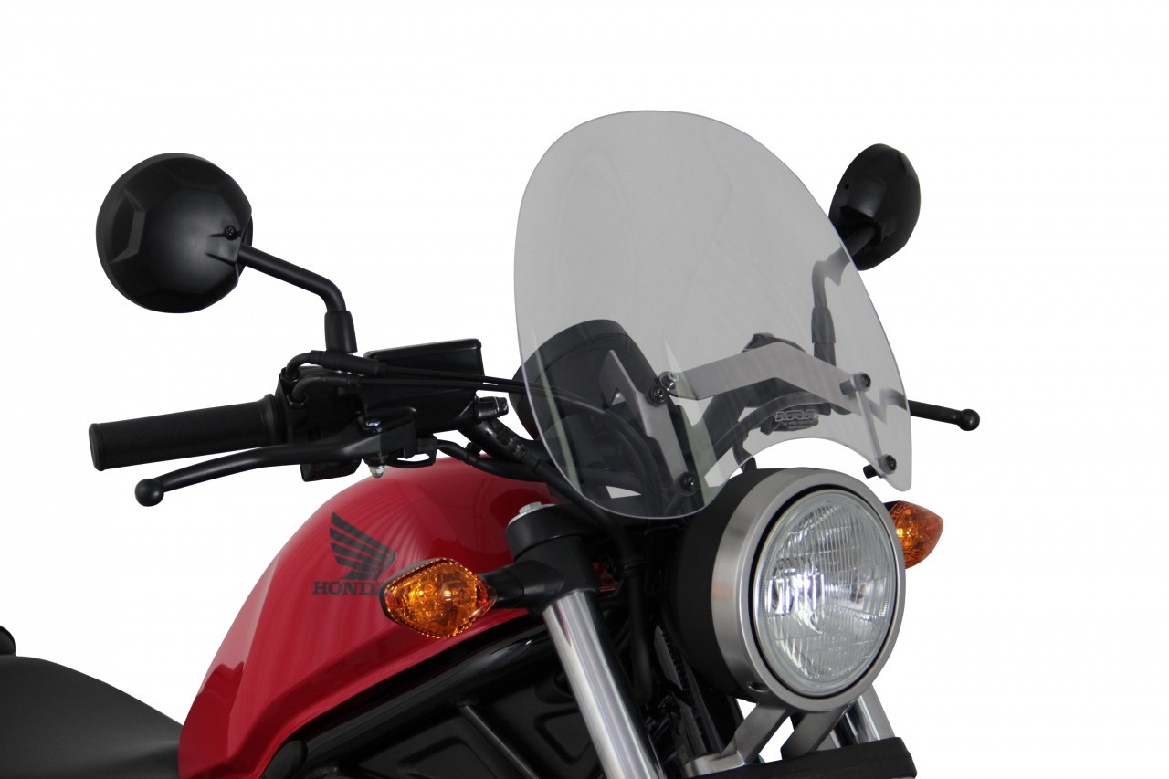 Szyba motocyklowa MRA HONDA CMX 500 REBEL 2017-2019, forma NTM, bezbarwna