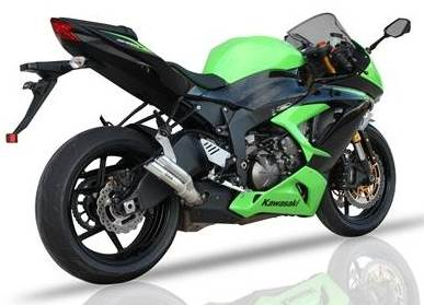 Tłumik IXIL KAWASAKI ZX 636 R 13-20 (ZX636E ZX636G) typ L2X (waga: 3000g, długość: 242 mm., materiał: Inox AISI304, kolor: Anodi