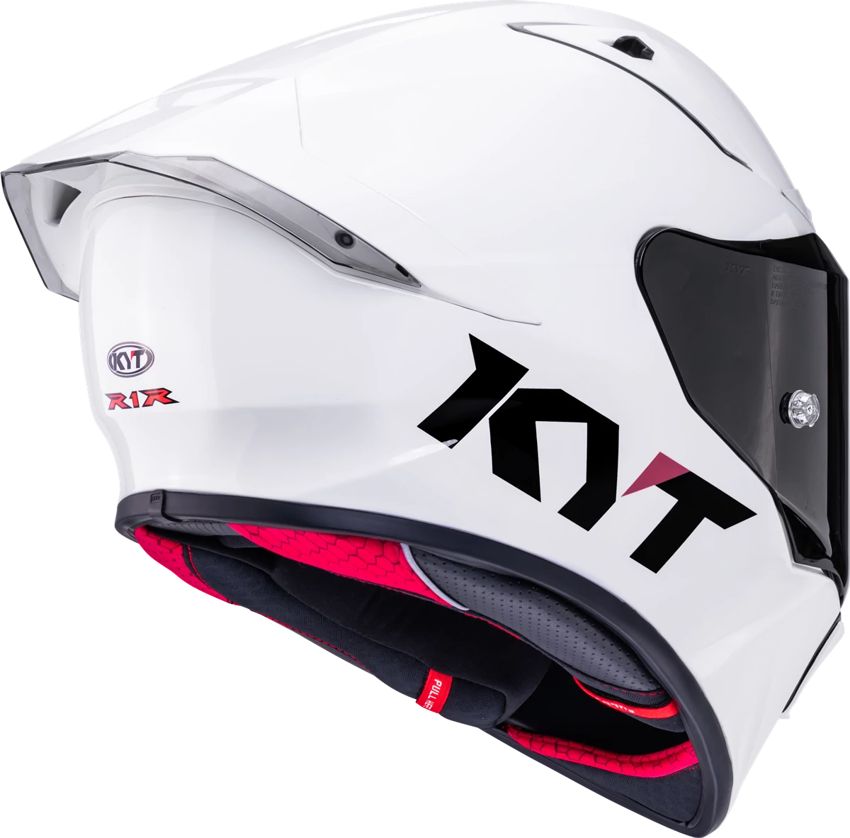 Kask motocyklowy KYT R1R BIAŁY E06