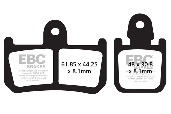 EBC Brakes Klocki hamulcowe EBC FA442/4HH wzmacniane (kpl. na 1 tarcze)