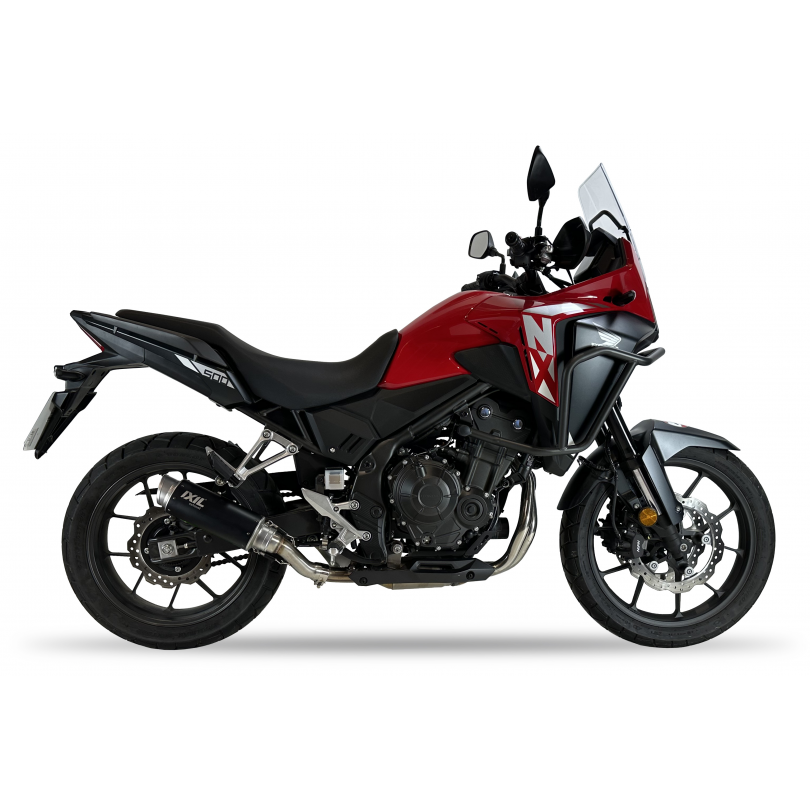 Tłumik IXIL HONDA NX 500 2024 (PC72) typ RC3B SLIP ON - SPORT XTREM BLACK (Homologacja)