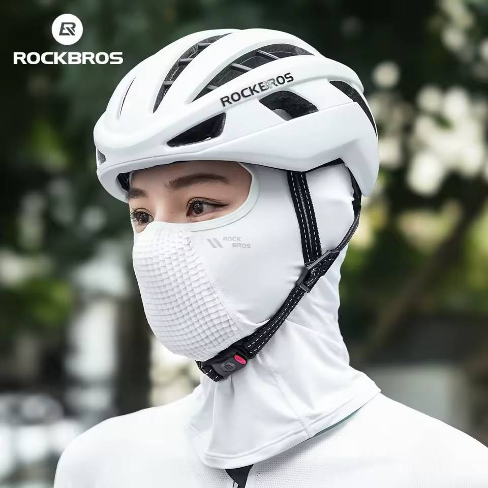 Kominiarka rowerowa motocyklowa/ rowerowa biała (13250013) ROCKBROS
