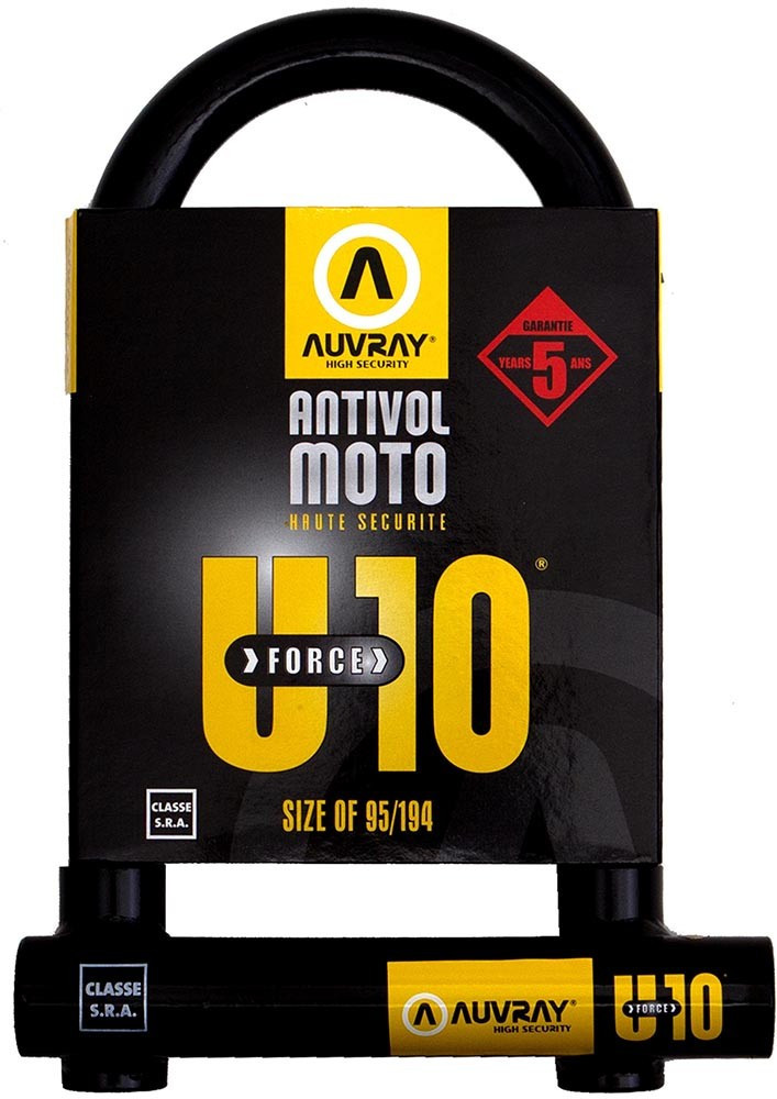 AUVRAY zapięcie U-LOCK U-FORCE 10 - 95 x 194mm, średnica bolca 18mm (klasa S.R.A.)