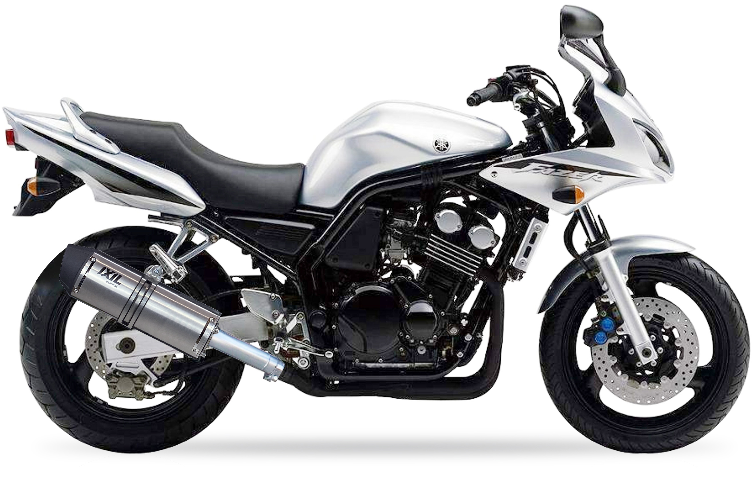 Tłumik IXIL YAMAHA FZS 600 FAZER 98-03 (RJ02) typ SOVE (waga: 3000g, długość: 423 mm., materiał: Inox AISI304, kolor: Black pain