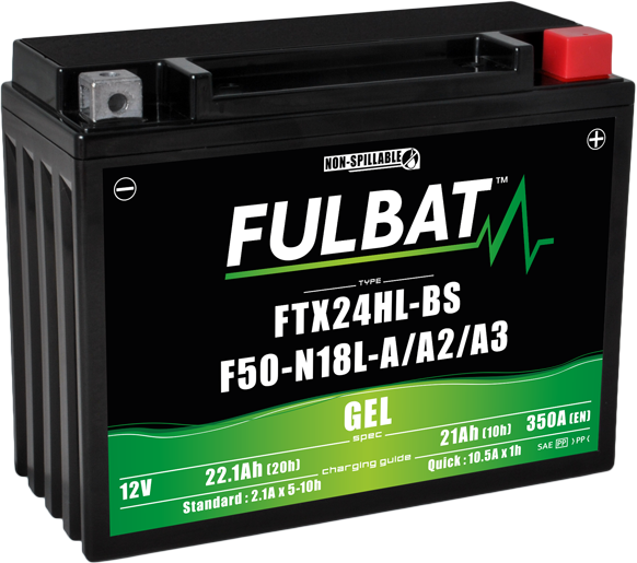 Akumulator FULBAT FUL GEL - FTX24HL-BS / F50-N18L-A / F50-N18L-A2 / F50-N18L-A3 / YTX24HL-BS / Y50-N18L-A / Y50-N18L-A2 / Y50-N1