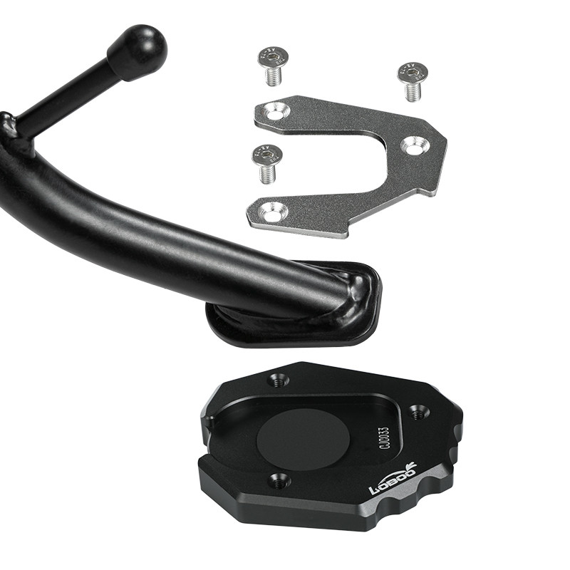 LOBOO Nakładka na stopkę boczną, aluminiowa do BMW F750GS