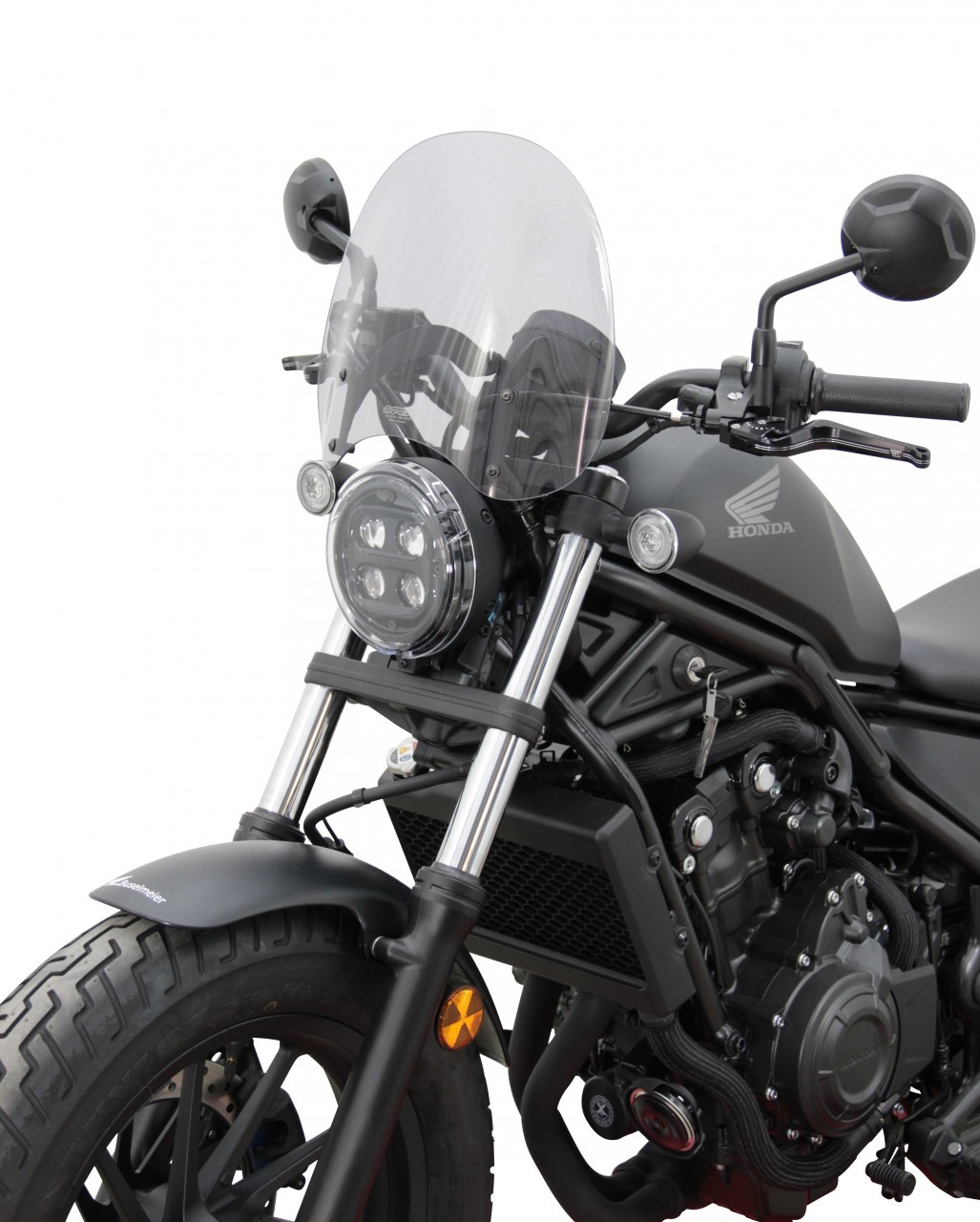 Szyba motocyklowa MRA HONDA CMX 500 REBEL 2020-, forma NTM, przyciemniana