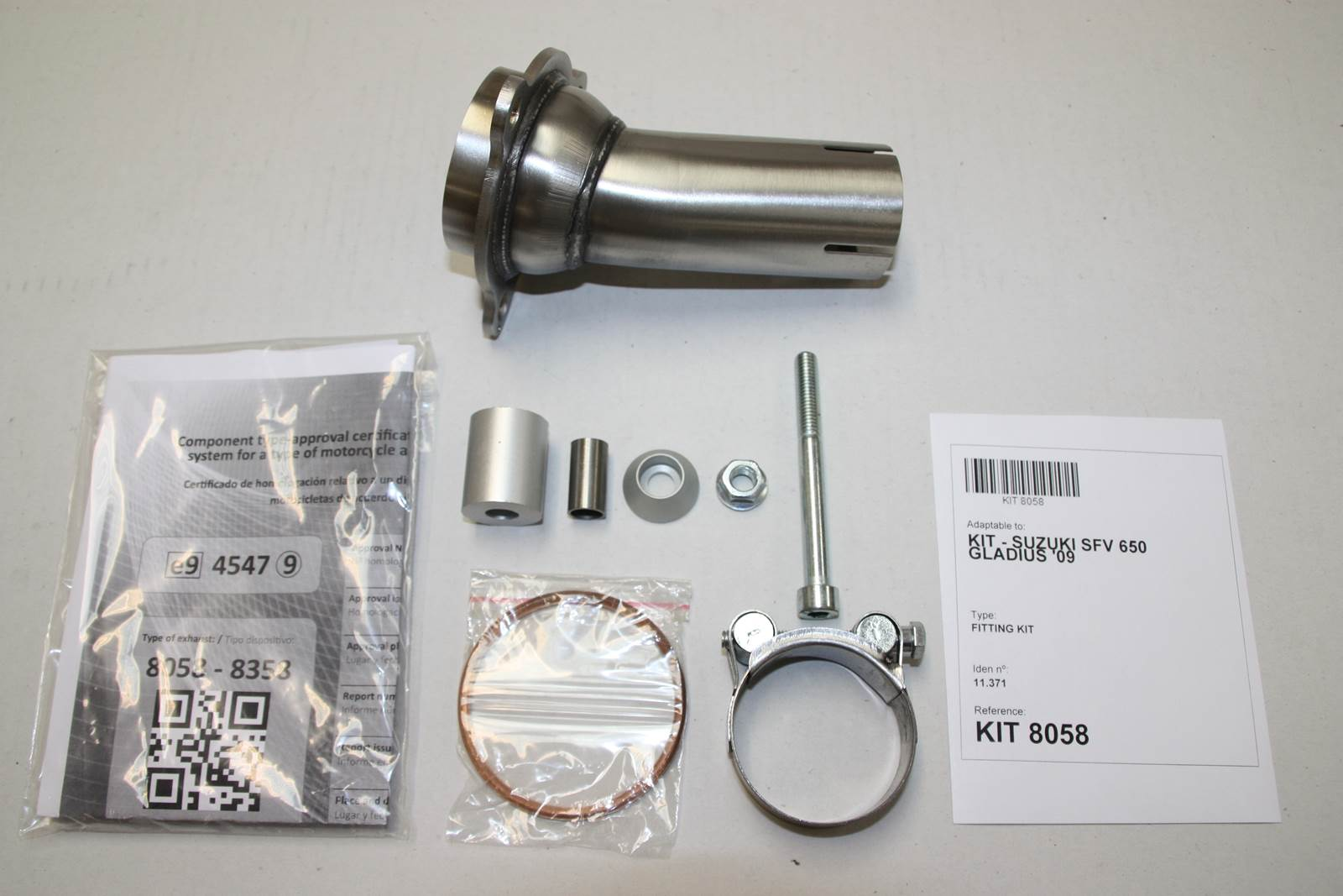 Tłumik IXIL SUZUKI SFV 650 GLADIUS 09-15 (WVCX) typ SOVE (waga: 3000g, długość: 423 mm., materiał: Inox AISI304, kolor: Black pa