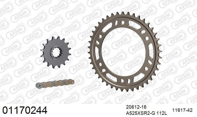 Zestaw napędowy AFAM do HONDA CBR 600 RR 3,4,5,6