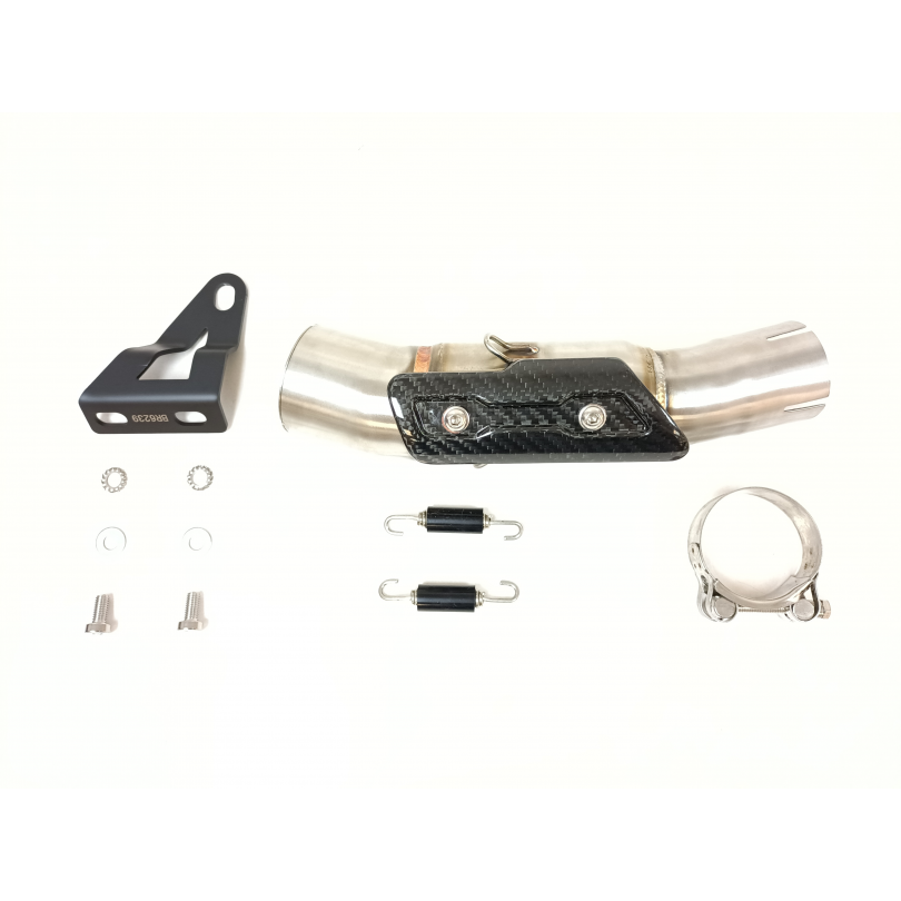 Tłumik IXIL HONDA XL 750 TRANSALP 2023 (RD16) typ RB (waga: 900g, długość: 230 mm., materiał: Inox AISI304, kolor: Black painted