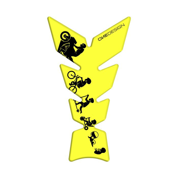 ONEDESIGN Tankpad matt fluorescent żółty