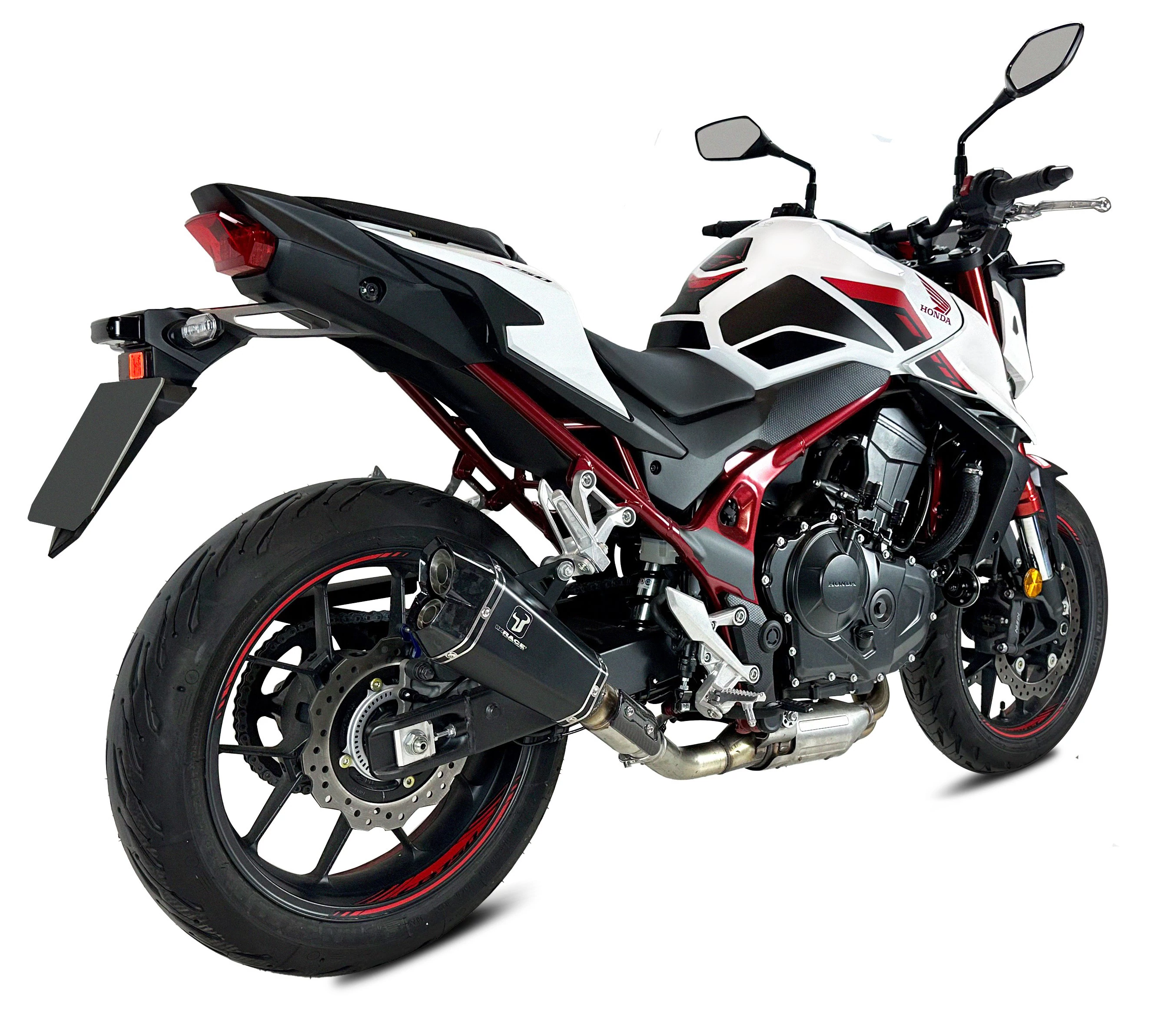 IXRACE Tłumik HONDA CB 750 HORNET 23-24 (RH12) typ M8 M8 SERIES BLACK (Homologacja)