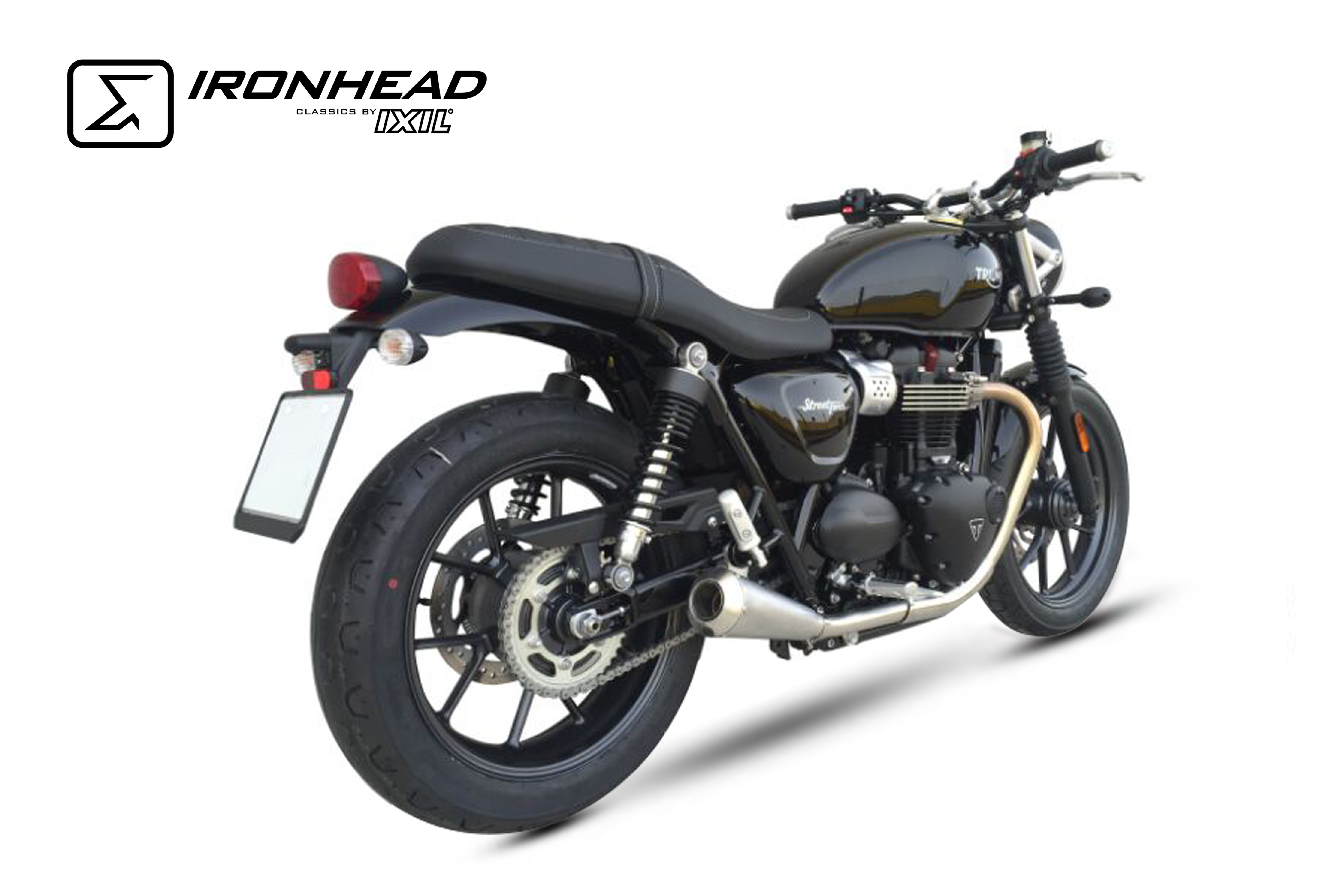 Tłumik lewy IXIL TRIUMPH STREET CUP (DZ01) typ OVC11SS (waga: 2100g, długość: 270 mm., materiał: Inox AISI304)
