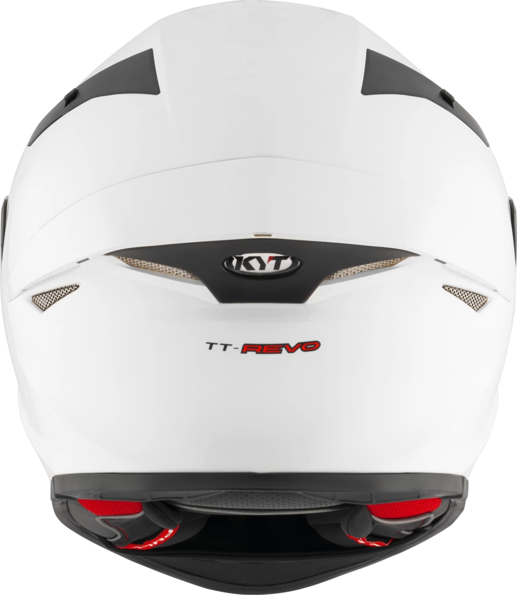 Kask motocyklowy KYT TT-REVO PLAIN Biały