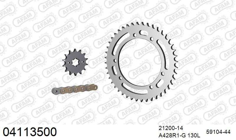 Zestaw napędowy AFAM do SHERCO 125 City Corp