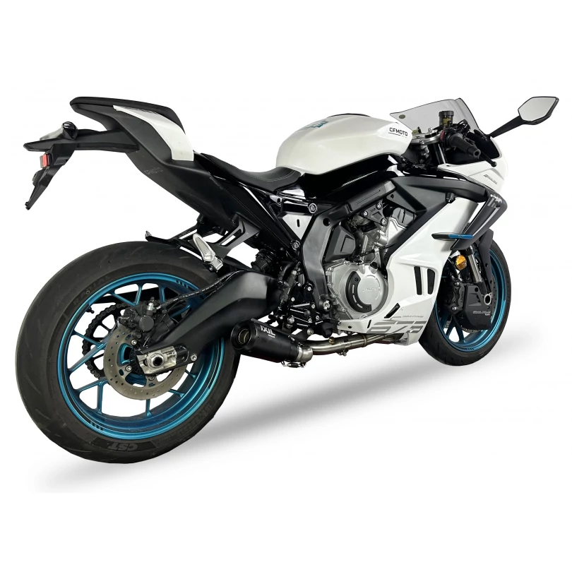 Tłumik układ wydechowy IXIL CFMOTO 675 SR-R / 650 NK (CF650-10) typ RB FULL SYSTEM - RACE XTREM BLACK
