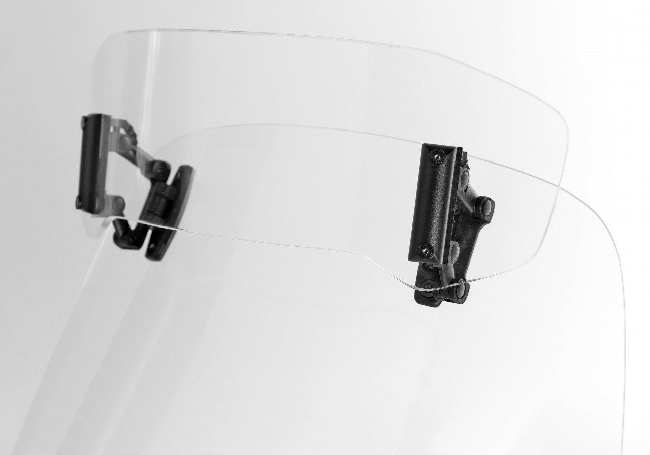 Deflektor motocyklowy MRA UNIVERSALNY, forma VSA-A, bezbarwny