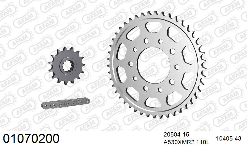 Zestaw napędowy AFAM do HONDA CBR 600 F H,J,K,L