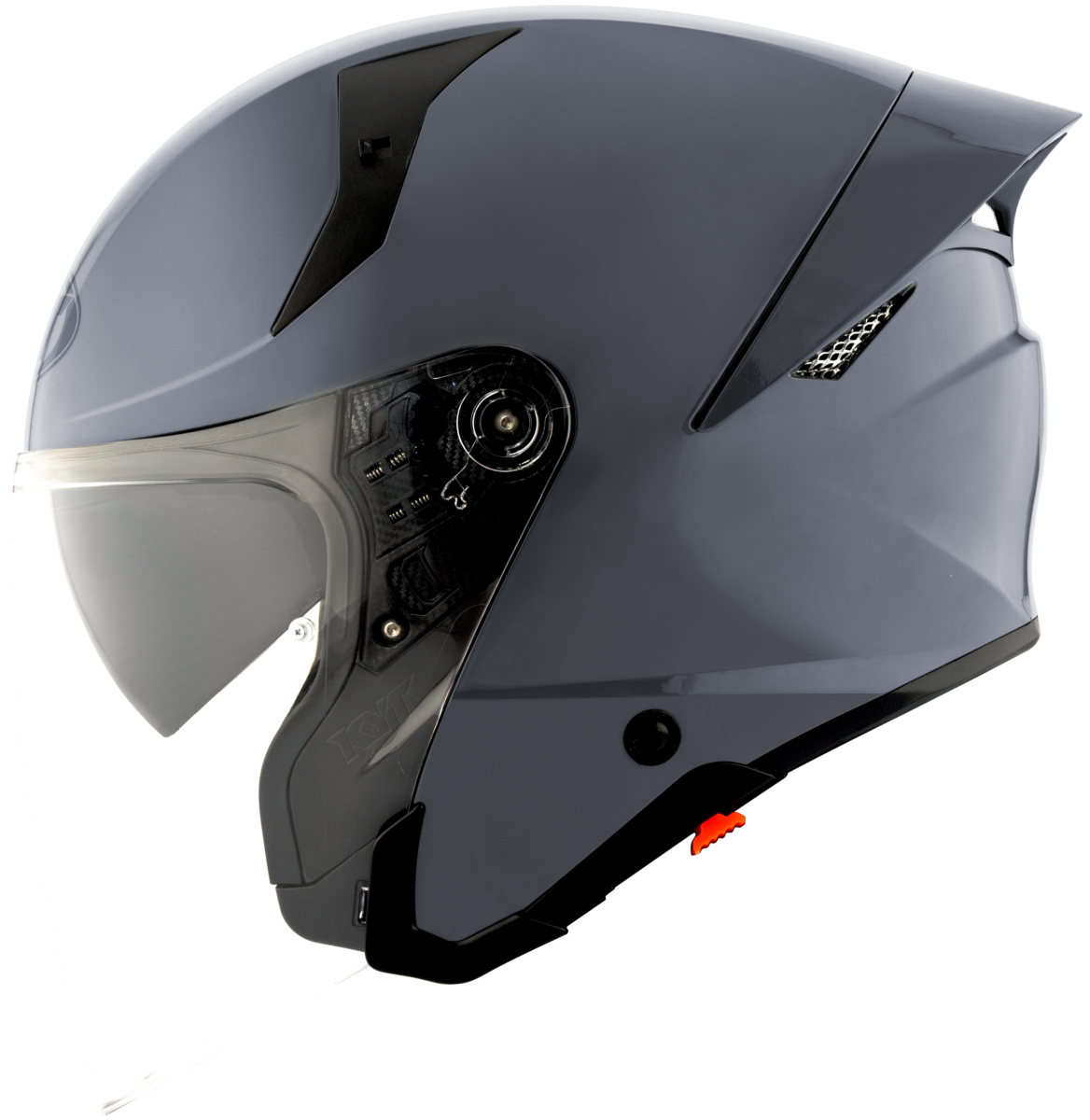 Kask Motocyklowy KYT TTR-JET połysk szary ECE/ONU 22-06